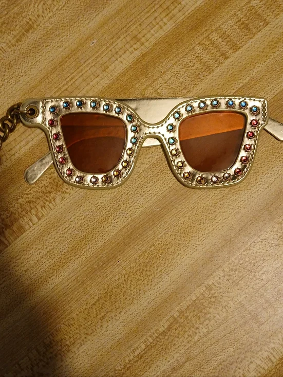 ❤️Kurt Geiger NWT/NIB Sunglasses Bag Charm Or Keychain - Picture 4 of 4